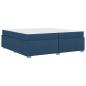 Preview: Bettgestell Sonstiges Blau 200 x 200 cm Stoff