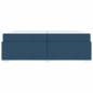 Preview: Bettgestell Sonstiges Blau 200 x 200 cm Stoff