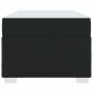 Preview: Bettgestell Sonstiges Schwarz 80 x 200 cm Kunstleder
