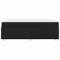 Preview: Bettgestell Sonstiges Schwarz 80 x 200 cm Kunstleder