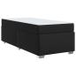 Preview: Bettgestell Sonstiges Schwarz 80 x 200 cm Kunstleder