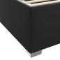 Preview: Bettgestell Sonstiges Schwarz 80 x 200 cm Kunstleder