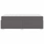 Preview: Bettgestell Sonstiges Grau 90 x 200 cm Kunstleder