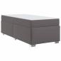 Preview: Bettgestell Sonstiges Grau 90 x 200 cm Kunstleder