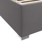 Preview: Bettgestell Sonstiges Grau 90 x 200 cm Kunstleder