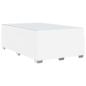 Preview: Bettgestell Sonstiges Weiß 120 x 200 cm Kunstleder