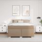 Preview: Bettgestell Sonstiges Cappuccino 140 x 200 cm Kunstleder