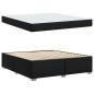 Preview: Bettgestell Sonstiges Schwarz 180 x 200 cm Kunstleder