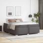 Preview: ARDEBO.de - Bettgestell Sonstiges Grau 180 x 200 cm Kunstleder