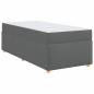 Preview: Bettgestell mit Matratze Sonstiges Dunkelgrau 90 x 190 cm Stoff