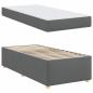 Preview: Bettgestell mit Matratze Sonstiges Dunkelgrau 90 x 190 cm Stoff