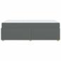 Preview: Bettgestell mit Matratze Sonstiges Dunkelgrau 90 x 190 cm Stoff