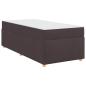 Preview: Bettgestell Sonstiges Dunkelbraun 90 x 190 cm Taschenfedern