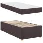 Preview: Bettgestell Sonstiges Dunkelbraun 90 x 190 cm Taschenfedern