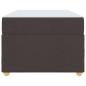 Preview: Bettgestell Sonstiges Dunkelbraun 90 x 190 cm Taschenfedern