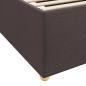 Preview: Bettgestell Sonstiges Dunkelbraun 90 x 190 cm Taschenfedern