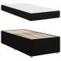 Preview: Bettgestell mit Matratze Sonstiges Schwarz 90 x 200 cm Stoff