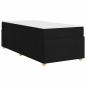 Preview: Bettgestell mit Matratze Sonstiges Schwarz 100 x 200 cm Stoff