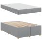 Preview: Bettgestell mit Matratze Sonstiges Hellgrau 120 x 190 cm Stoff