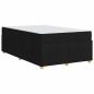 Preview: Bettgestell mit Matratze Sonstiges Schwarz 120 x 190 cm Stoff