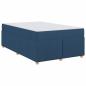 Preview: Bettgestell mit Matratze Sonstiges Blau 120 x 190 cm Stoff