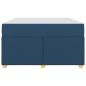 Preview: Bettgestell mit Matratze Sonstiges Blau 120 x 190 cm Stoff