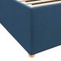 Preview: Bettgestell mit Matratze Sonstiges Blau 120 x 190 cm Stoff