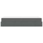 Preview: Bettgestell Dunkelgrau 100 x 200 cm Stoff