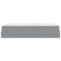 Preview: Bettgestell Hellgrau 120 x 190 cm Stoff