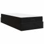 Preview: Bettgestell mit Speicher Schwarz 80 x 200 cm Samt