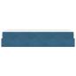 Preview: Bettgestell mit Speicher Blau 100 x 200 cm Samt
