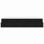 Preview: Bettgestell mit Speicher Schwarz 140 x 190 cm Samt