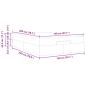 Preview: Bettgestell mit Speicher Hellgrau 140 x 200 cm Samt