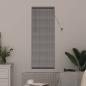 Preview: Fenster Jalousie mit Vorhängen Silber 80 x 130 cm Aluminium