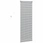 Preview: Fenster Jalousie mit Vorhängen Silber 80 x 130 cm Aluminium
