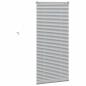 Preview: Fenster Jalousie mit Vorhängen Silber 80 x 130 cm Aluminium