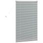 Preview: Fenster Jalousie mit Vorhängen Silber 80 x 130 cm Aluminium