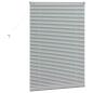 Preview: Fenster Jalousie mit Vorhängen Silber 80 x 130 cm Aluminium