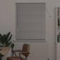 Preview: Fenster Jalousie mit Vorhängen Silber 105 x 130 cm Aluminium