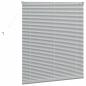 Preview: Fenster Jalousie mit Vorhängen Silber 80 x 130 cm Aluminium