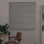Preview: Fenster Jalousie mit Vorhängen Silber 130 x 130 cm Aluminium