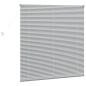 Preview: Fenster Jalousie mit Vorhängen Silber 130 x 130 cm Aluminium
