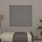 Preview: Fenster Jalousie mit Vorhängen Silber 80 x 130 cm Aluminium