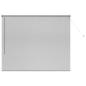 Preview: Fenster Jalousie mit Vorhängen Silber 80 x 130 cm Aluminium