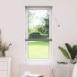 Preview: ARDEBO.de - Fenster Jalousie mit Vorhängen Silber 80 x 130 cm Aluminium