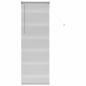 Preview: Fenster Jalousie mit Vorhängen Silber 80 x 130 cm Aluminium
