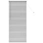 Preview: Fenster Jalousie mit Vorhängen Silber 80 x 130 cm Aluminium