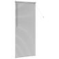 Preview: Fenster Jalousie mit Vorhängen Silber 80 x 175 cm Aluminium