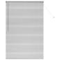 Preview: Fenster Jalousie mit Vorhängen Sonstiges Silber 80 x 130 cm Aluminium