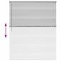 Preview: Fenster Jalousie mit Vorhängen Sonstiges Silber 140 x 175 cm Aluminium